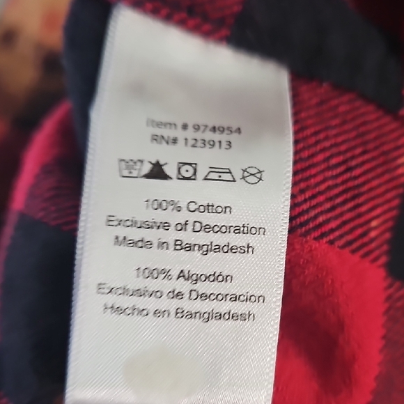 OOAK UNISEX ALICE IN CHANS FLANNEL SM-LG - Picture 5 of 5